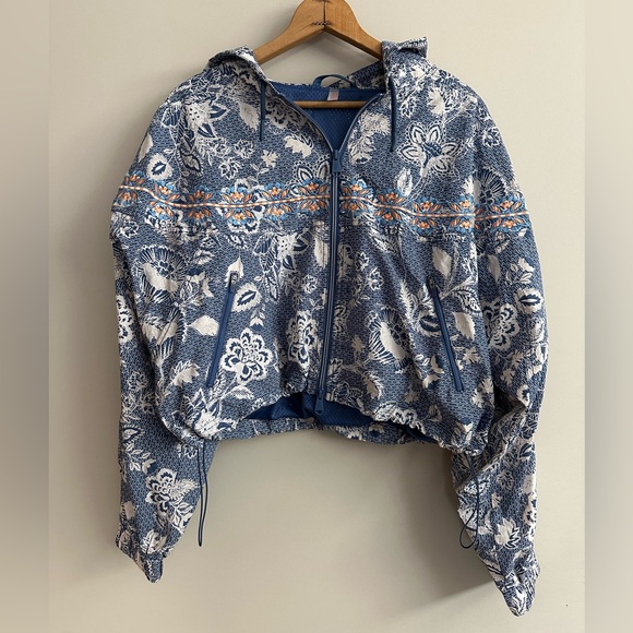 FP Movement Cropped Floral Windbreaker - Picture 1 of 5